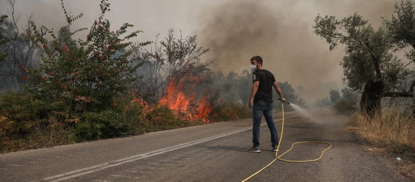 Πρόεδρος Ροβιών: «Το Μαξίμου έκαψε επίτηδες την Εύβοια για να φυτέψει ανεμογεννήτριες»